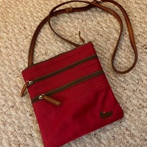 Used Dooney & Bourke Nylon North South Triple Zip
